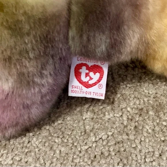 Ty Beanie Buddy “Scorch” the Dragon, 10” Plush - Purple/Pink/Multi (NO Hang Tag) - Picture 6 of 8